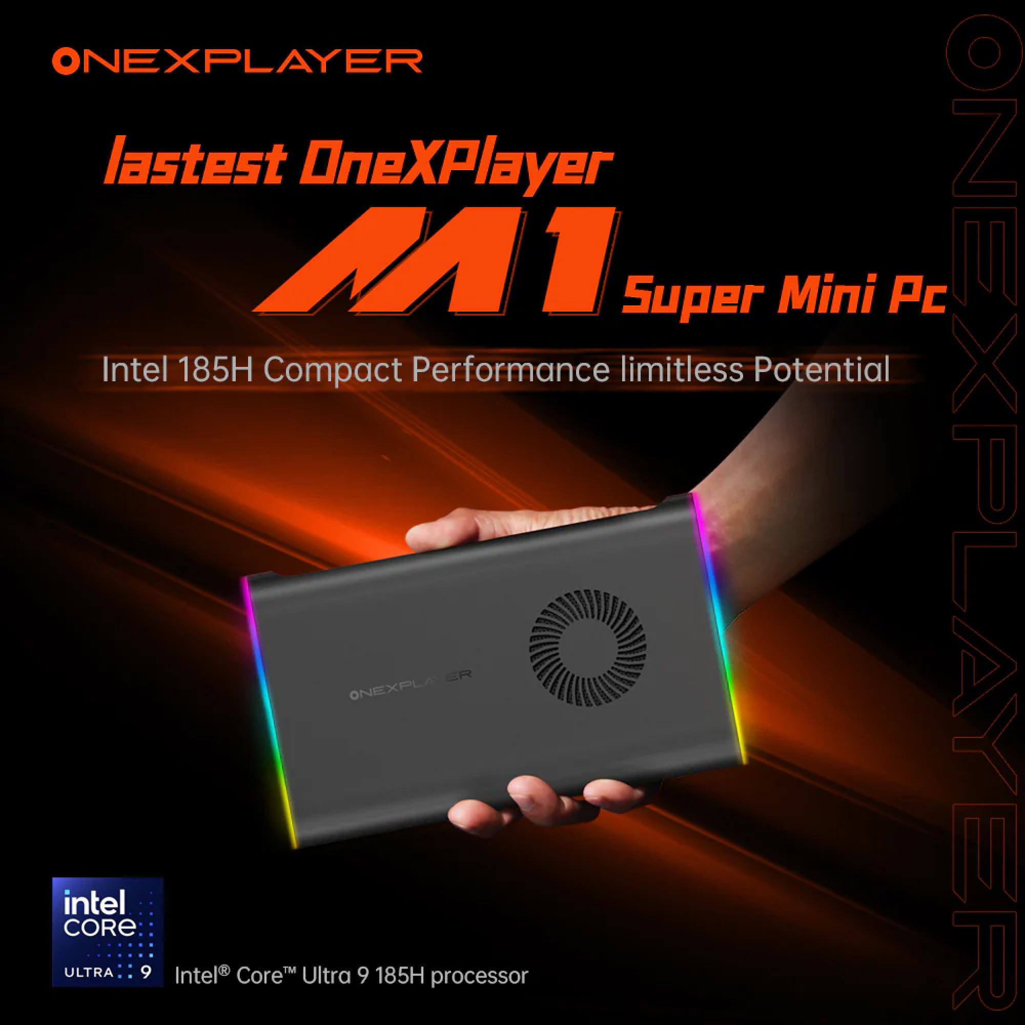 Мини-компьютер - OneXPlayer M1 -  Mini PC with intel Core Ultra 9 185H+512GB